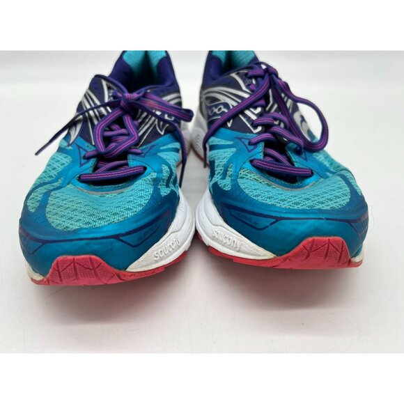 Saucony Women's Ride 9 Athletic Running Sneakers Gym Size 10.5 Multicolor - Picture 6 of 12